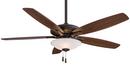 52 in. 5 Blade Ceiling Fan With Light Kit Oil Rubbed Bronze
