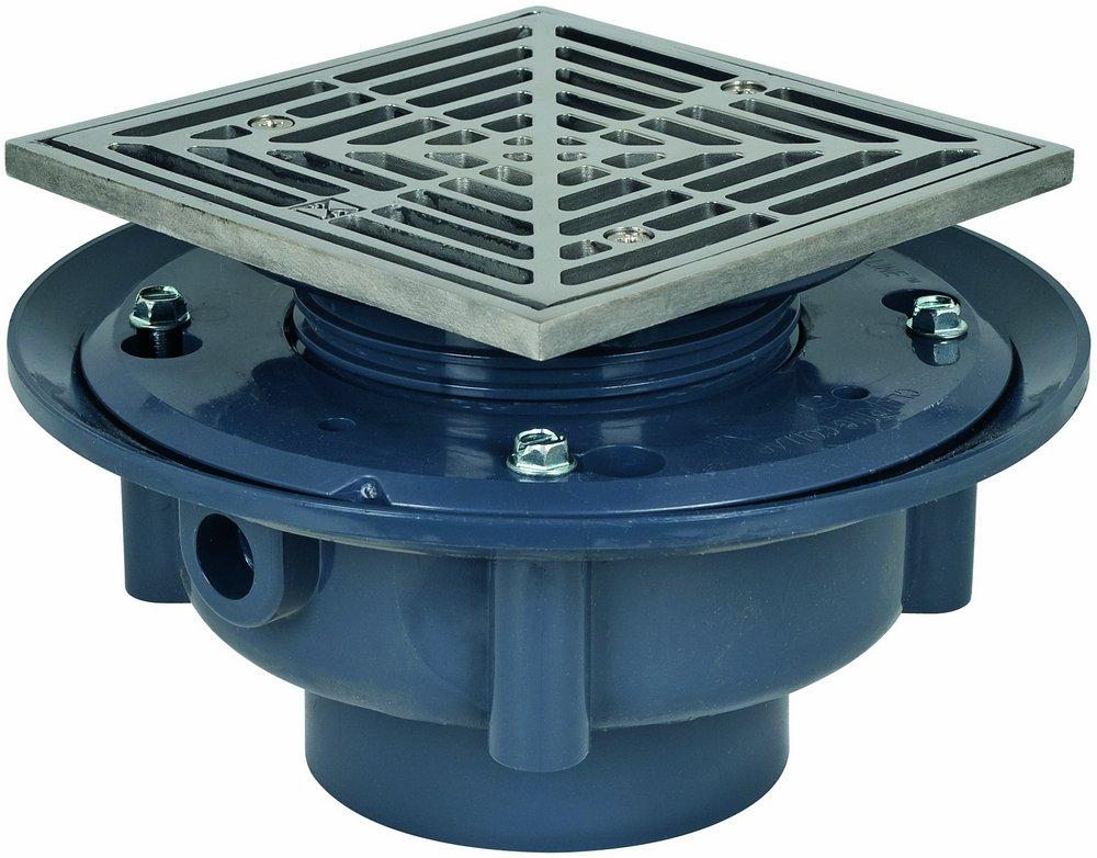 Sioux Chief 3 in. Hub Plastic Floor Drain 