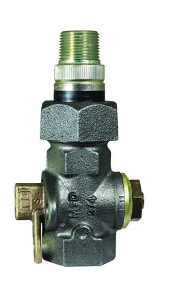 3/4 in. Iron FNPT x Union MNPT Lockwing Handle Plug Valve