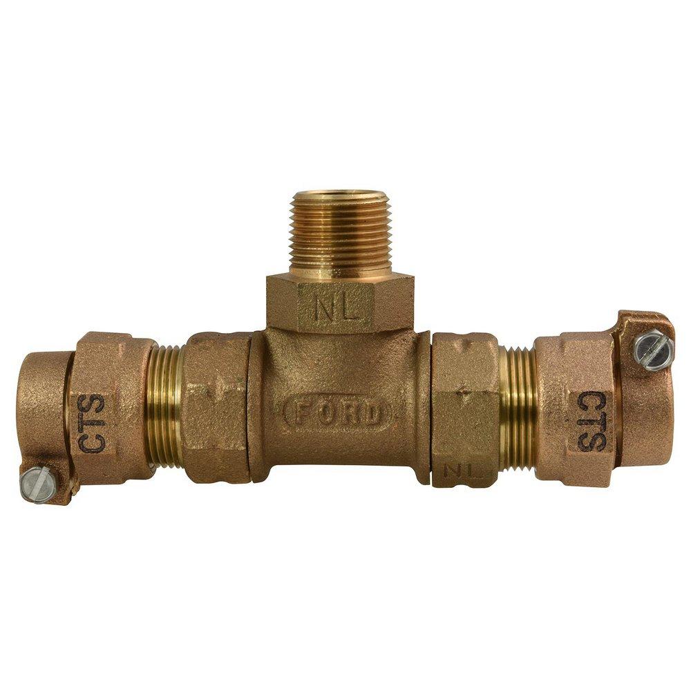 Ford Meter Box Pack Joint x MIPT Water Service Brass Tee 