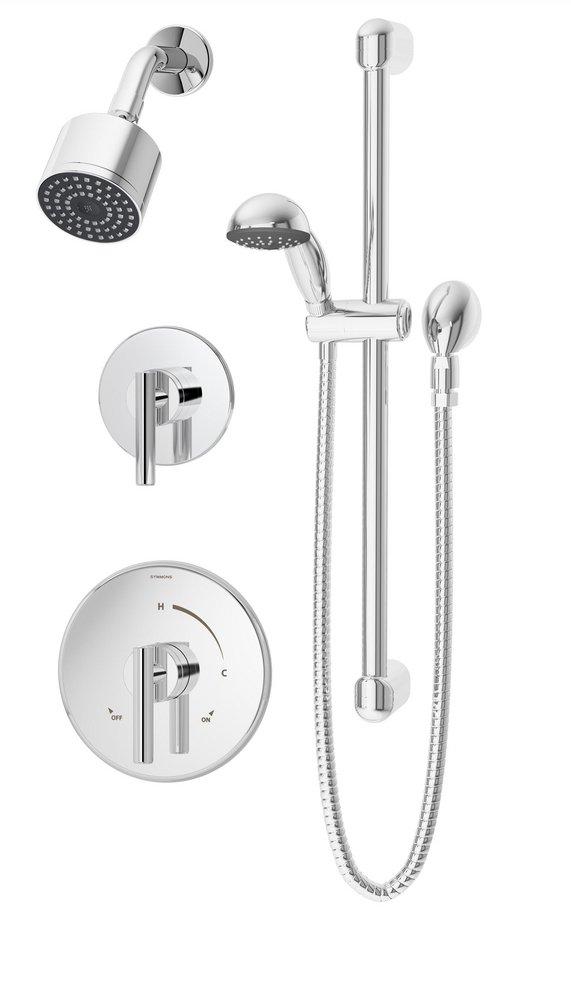 Symmons Industries Satin Nickel Two Handle Single Function Shower System 