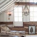 Fredrick Ramond Iron Rust 32 in. 60 W 5-Light Candelabra Chandelier 