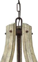 Fredrick Ramond Iron Rust 32 in. 60 W 5-Light Candelabra Chandelier 