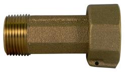 5/8 in. Straight Brass Meter Coupling