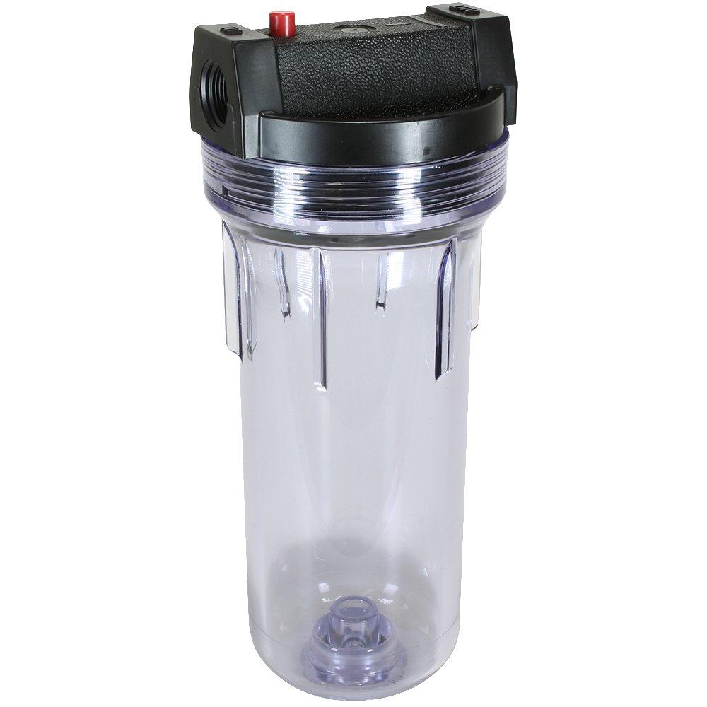 Pentair Clear/Black Standard Clear Housing with Pressure Relief Button 