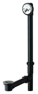 Gerber Plumbing Polished Chrome ABS Trip Lever Roman Tub Drain with Pre-Set Adjustable Linkage 