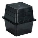 Water-Tite Black Plastic Tub Box 