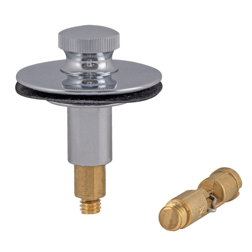 EZ-FLO Chrome Brass Lift & Turn Drain 