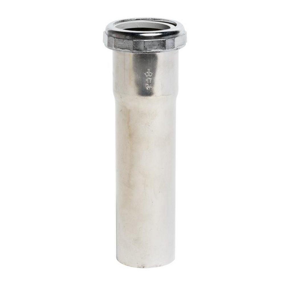 Dearborn Polished Chrome 17 ga Slip-Joint Extension Tube in Polished Chrome 