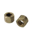 1/2 in. Compression Brass Nut in Chrome Plated