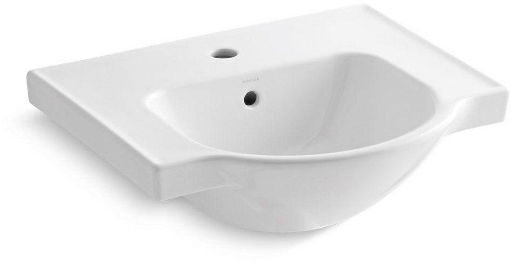 KOHLER White Pedestal Vessel 