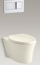 Elongated Wall Mount Toilet Bowl in Biscuit