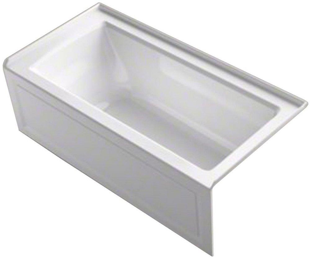 KOHLER White 60 x 30 in. Soaker Alcove Bathtub Right Drain 