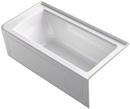 60 in. x 30 in. Soaker Alcove Bathtub with Right Drain in White