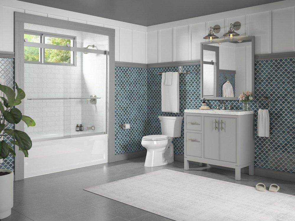 KOHLER White 60 x 30 in. Soaker Alcove Bathtub Right Drain 