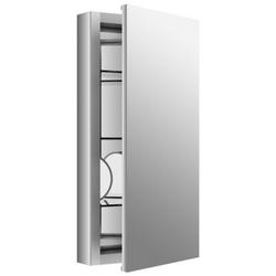 15 in. 15 x 30 in. Aluminum Medicine Cabinet, Slow Closing Doors