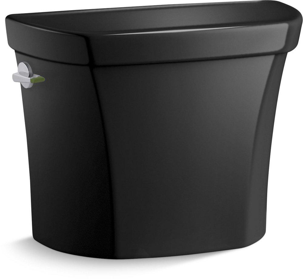 KOHLER Black Black 1.6 gpf Toilet Tank 