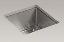 KOHLER Stainless Steel 15 x 15 in. Stainless Steel Undermount Bar Sink 