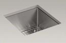 KOHLER Stainless Steel 15 x 15 in. Undermount Stainless Steel Bar Sink 