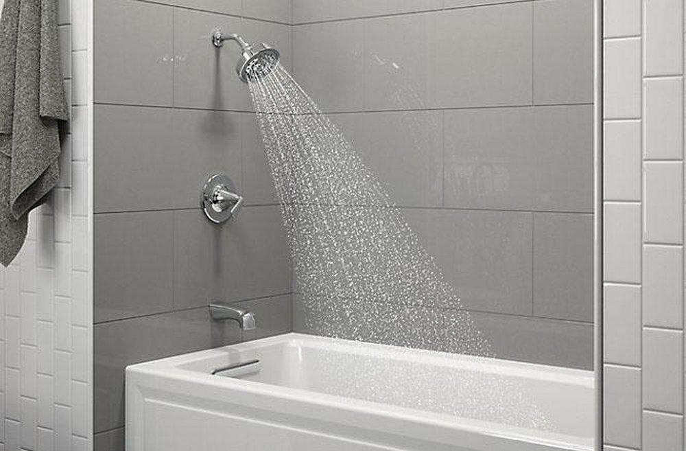 KOHLER White 60 x 30 in. Soaker Alcove Bathtub Left Drain 