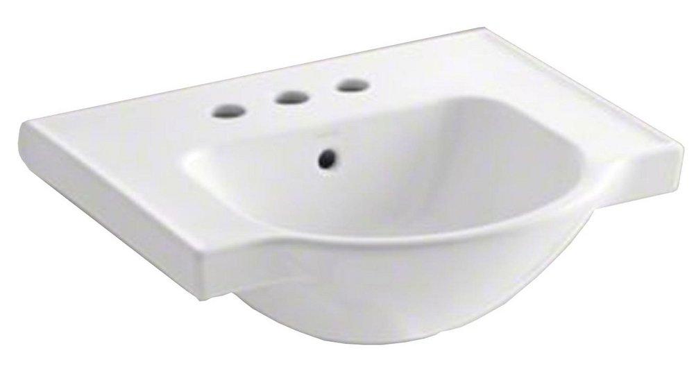 KOHLER White Pedestal Vessel 