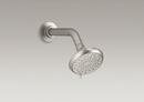 KOHLER Vibrant&reg; Brushed Nickel Multi Function Wide Coverage, Intense Drenching and Targeted Spray Showerhead 