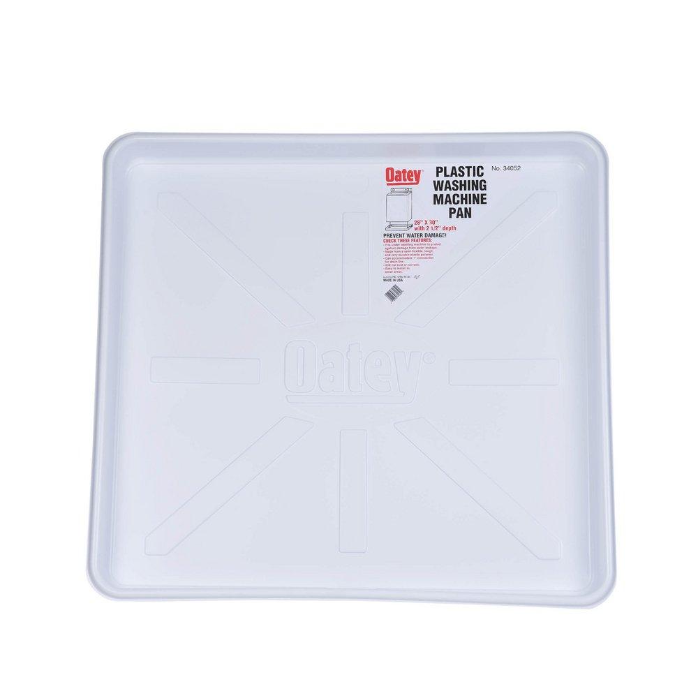 Oatey® White 2-1/2 in. Plastic Washing Machine Pan in White 