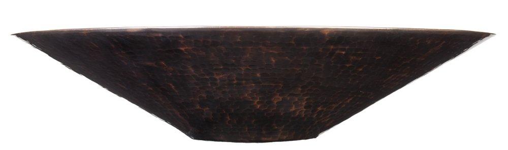 19 X 17 0 Hole Copper TM OVAL Lavatory *CHAKRA 