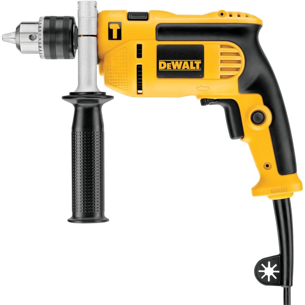 DEWALT Yellow Corded 1/2 in. Hammer Drill 