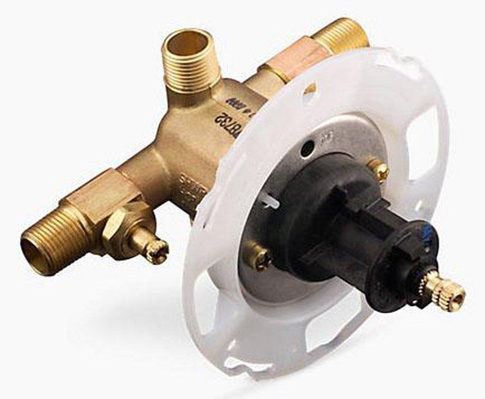Kohler TS27421-4-BN Tone Rite-Temp Druckausgleichs-Wasserhahn Für Badewanne & Dusche, 2,5 GPM, Gebürstetes Nickel, Inkl. Duschkopf & Frontplatte