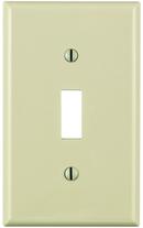 1-Gang Toggle Switch Wall Plate in Light Almond