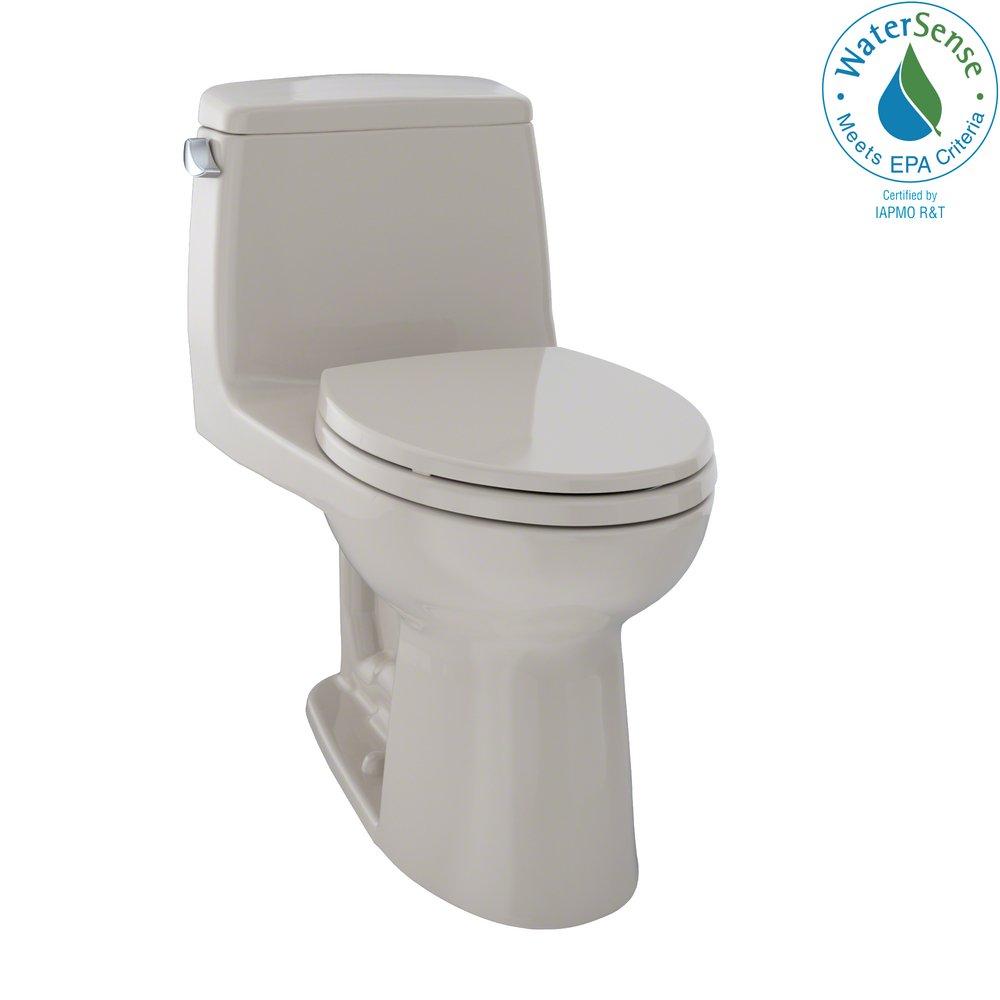 TOTO 1.28 gpf Elongated Bowl ADA One Piece Toilet BONE 