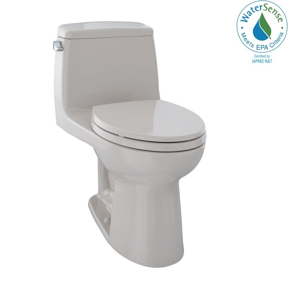 TOTO Sedona Beige 1.28 gpf Elongated Floor Mount One Piece Toilet 