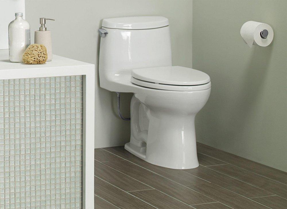 TOTO Cotton 1.28 gpf Elongated One Piece Toilet 