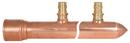 Copper Solvent Weld x Spin Closed 1 in. 4 Outlet Valve Manifold