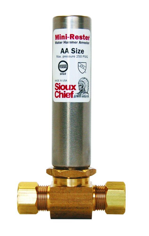 Sioux Chief Stainless Steel and Plastic OD Compression Water Hammer Arrestor 