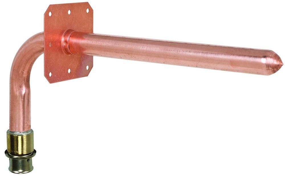 Sioux Chief 8 in. Stub End Copper Stub Out Elbow 