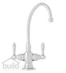 Two Handle Lever Handle Water Filter Faucet in Polished Nickel
