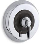 Pressure Balancing Valve Trim with Single Lever Handle in Polished Chrome