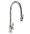 Waterstone Polished Chrome Single Handle Pull Down Kitchen Faucet 