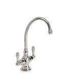 Two Handle Lever Handle Water Filter Faucet in Chrome