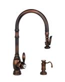 Single Handle Pull Down Kitchen Faucet in American Bronze