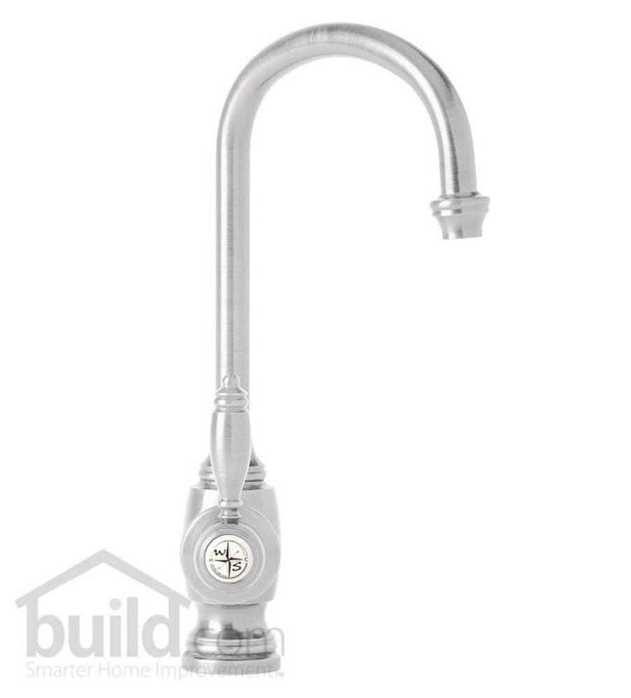 Waterstone Polished Nickel 2.2 gpm 1-Hole Bar Faucet with Single Lever Handle 
