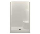 Aquatic Biscuit 48 x 34-3/4 in. Shower Raisd Seat 