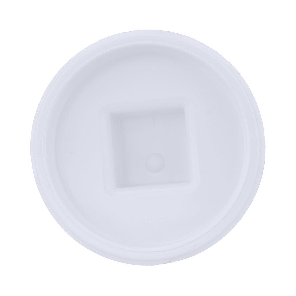 White PVC DWV Plug 