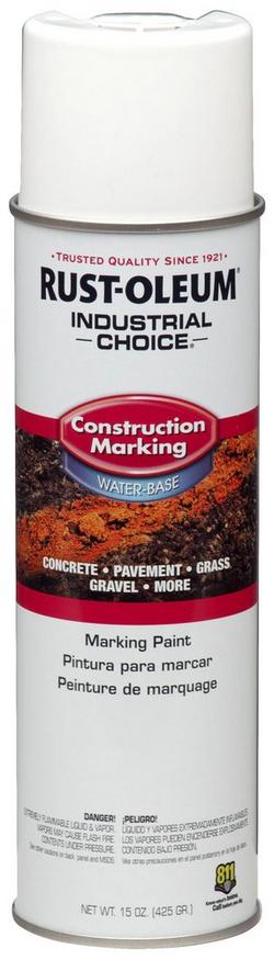 White Water-Based Construction Marking Paint