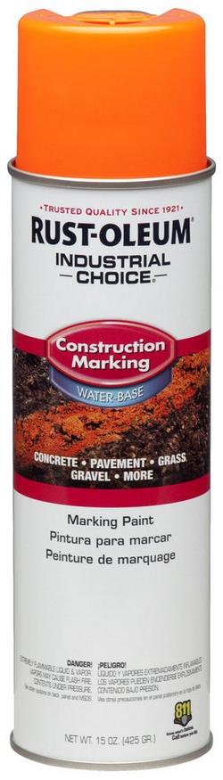 15 oz. Construction Marking Spray Paint in Fluorescent Orange