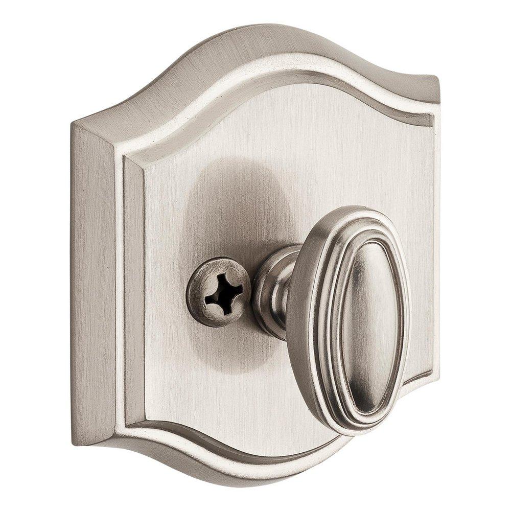Baldwin Satin Nickel Single Cylinder DEADBLT Traditional Arched SN 