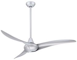 52 in. 3-Blade Indoor Ceiling Fan in Silver