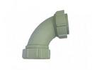 1-1/2 in. Mechanical Joint Straight Schedule 80 Polypropylene 90 Degree Elbow with 1/4 Degree Bend